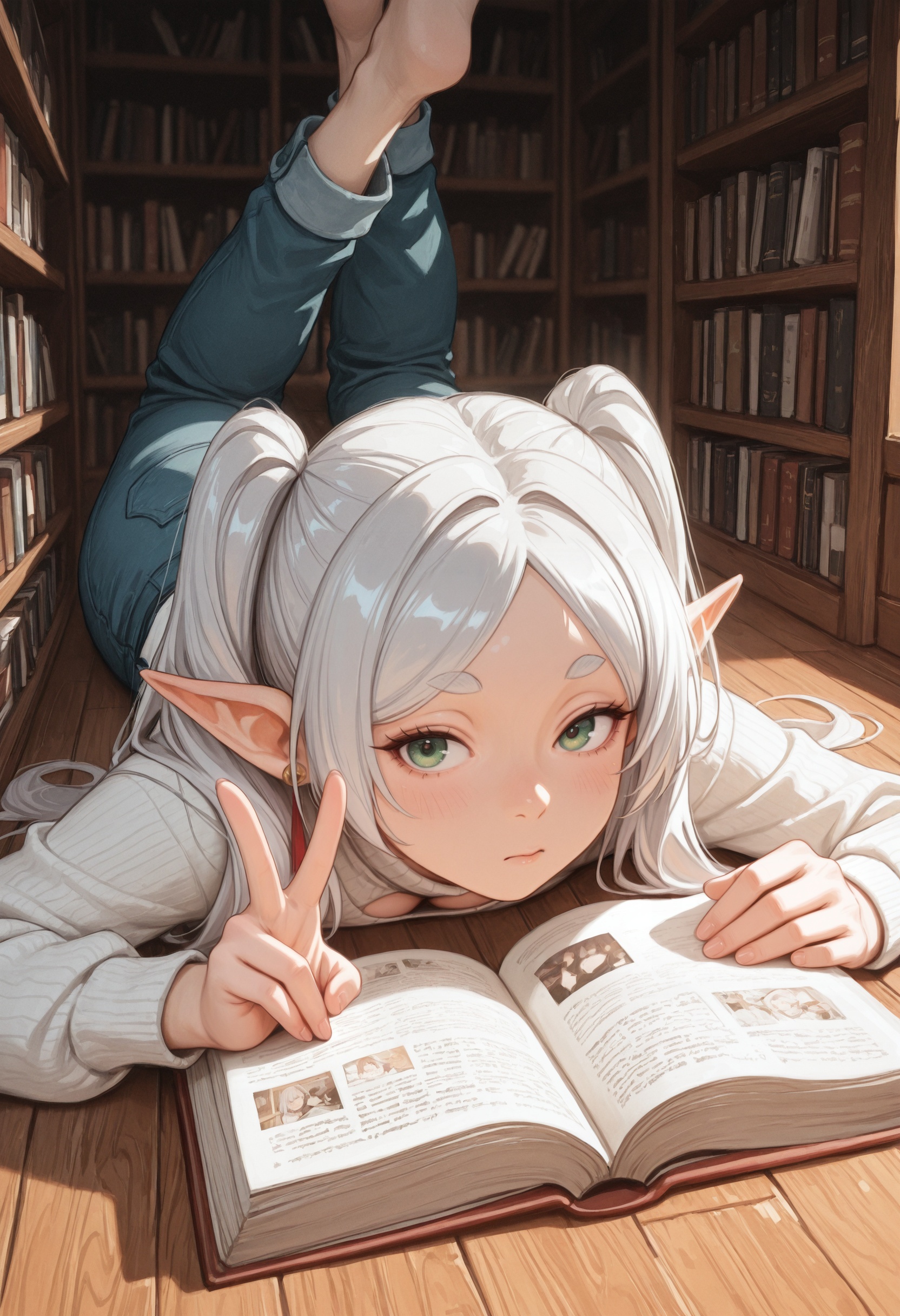lazypos,  1girl,  solo on Tensor.Art