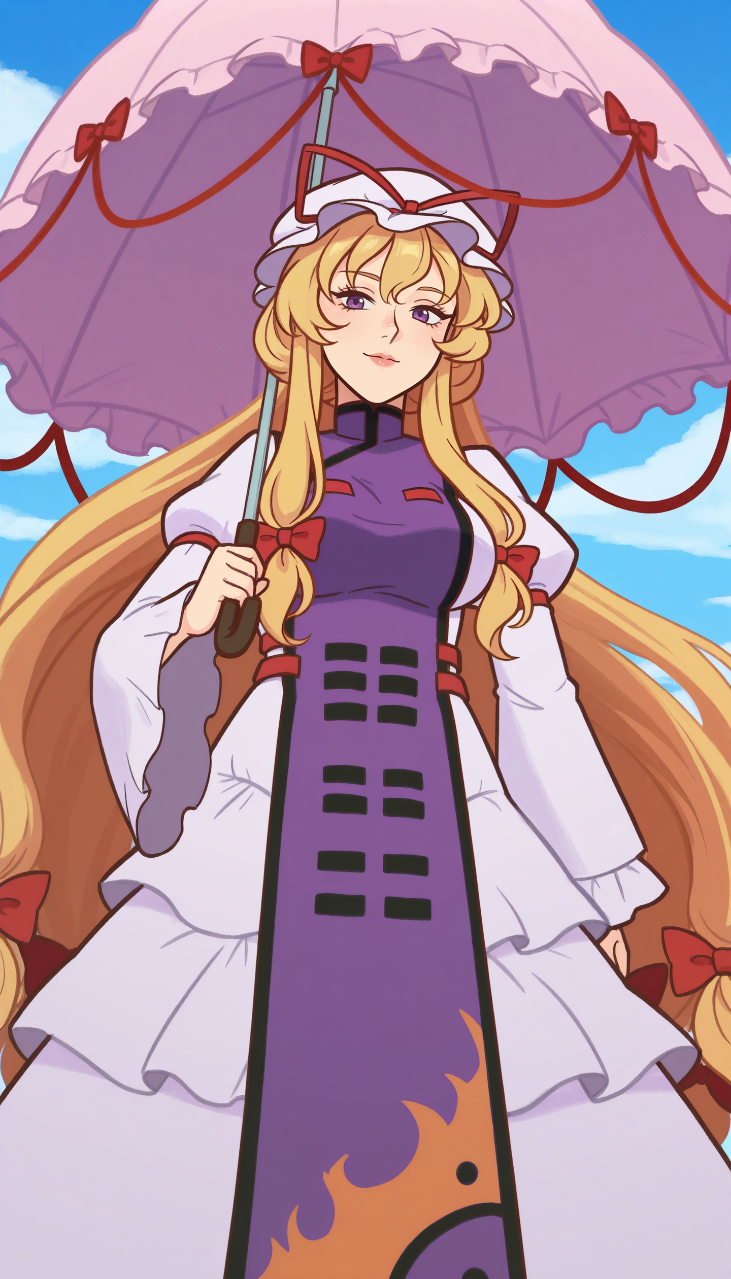 ((yakumo yukari,  mature female)),  1girl on Tensor.Art