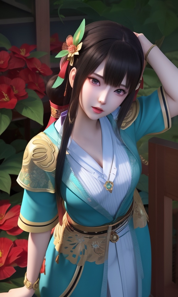 (,1girl, ,best quality, ),looking at viewer, <lora:399-DA-少年歌行-华锦:0.8> ,ultra detailed background,ultra detailed background,ultra realistic 8k cg,, ,masterpiece, (( , )),, ,tamari \(flawless\),, spirit blossom \(league of legends\),   ,   (()), (), ,,