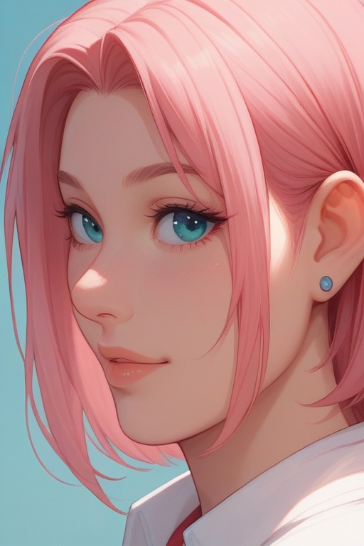 score_9,score_8_up,Haruno Sakura,Portrait,Close-up,