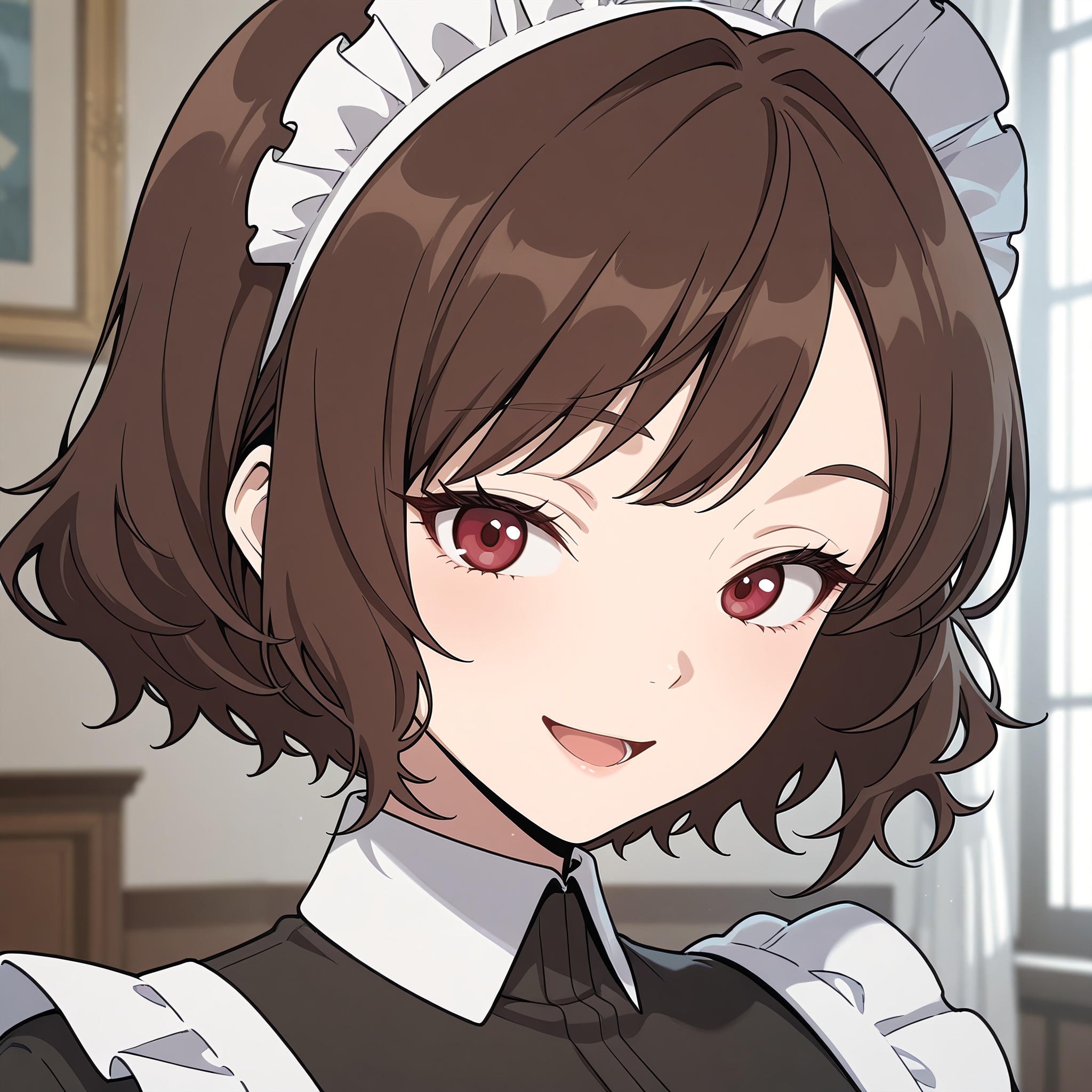 bella-nobleladyreformationguide,  1girl,  maid headdress on Tensor.Art