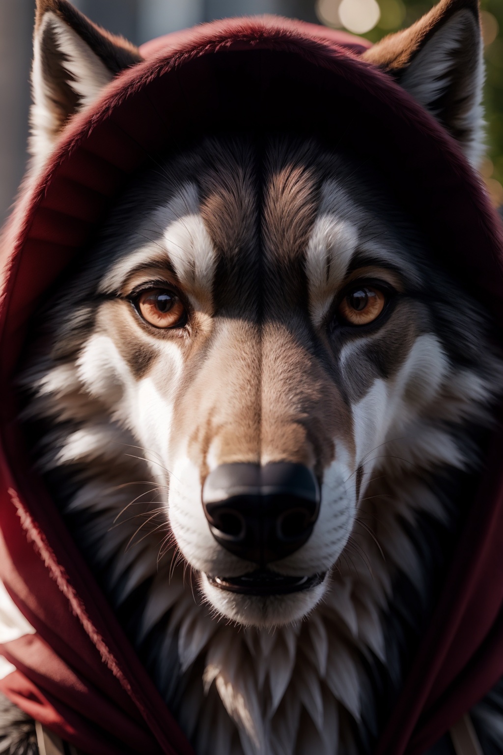 1girl,  wolf,  excited on Tensor.Art