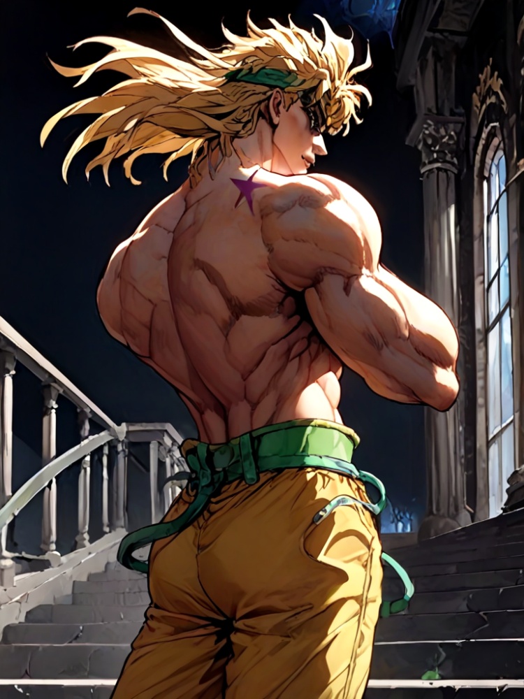 dio and his star birthmark by 鬼畫符 on Tensor.Art