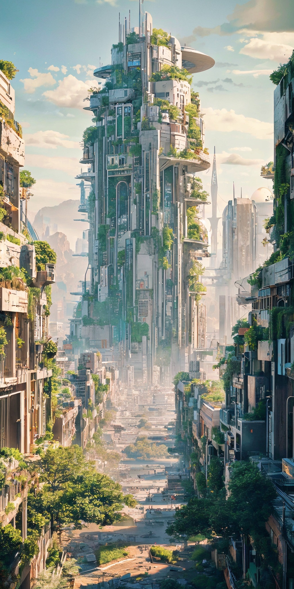 Dystopian style ,  Beautiful outdoor,  outdoors on Tensor.Art