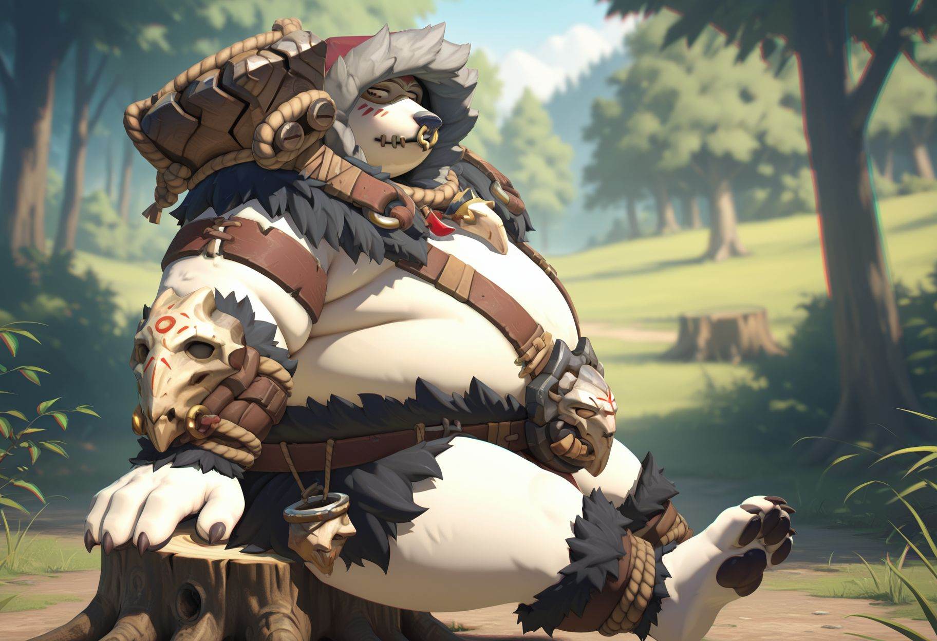 polarhog,  solo,  1boy on Tensor.Art