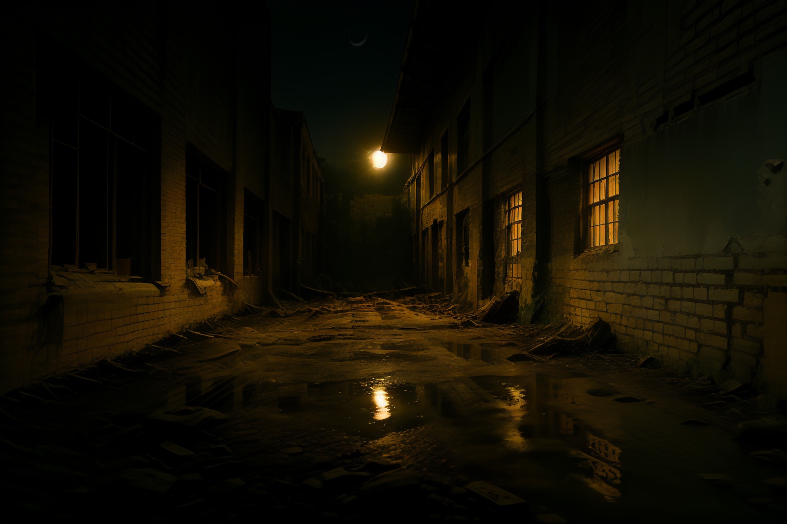 no humans,  night,  dark on Tensor.Art