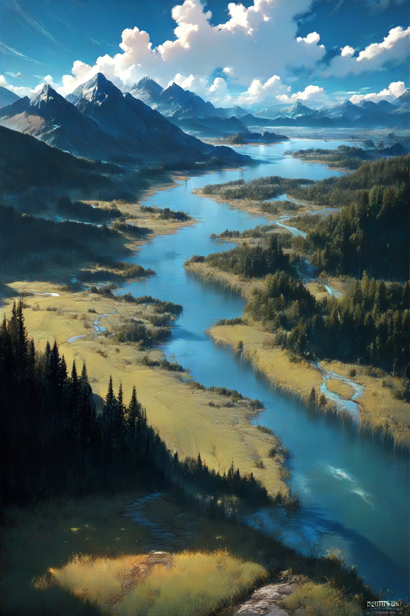 landscape,  2023,  mountain on Tensor.Art