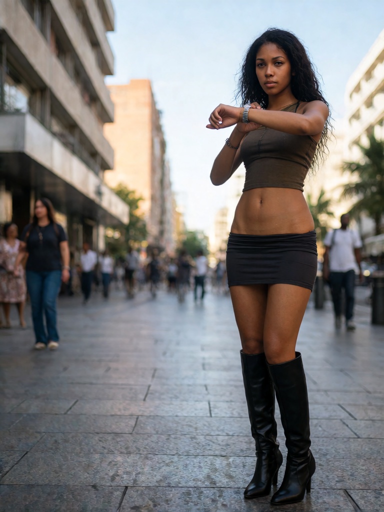 candid wide-angle vibrant-colour documentary-style voyeuristic wide-angle panoramic snapshot with large amounts of negativ...