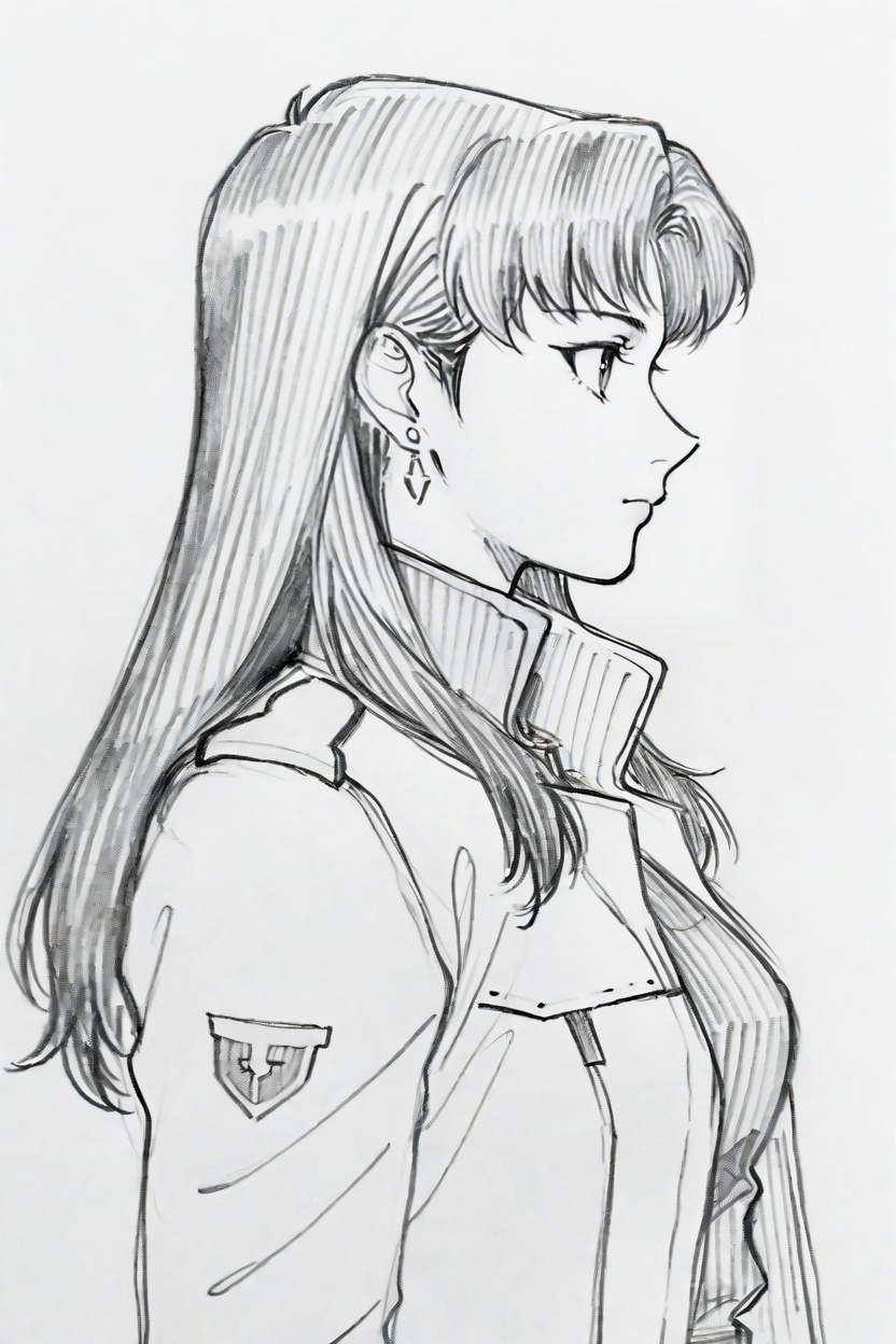 linesketch,  pencilart,  simple line work on Tensor.Art