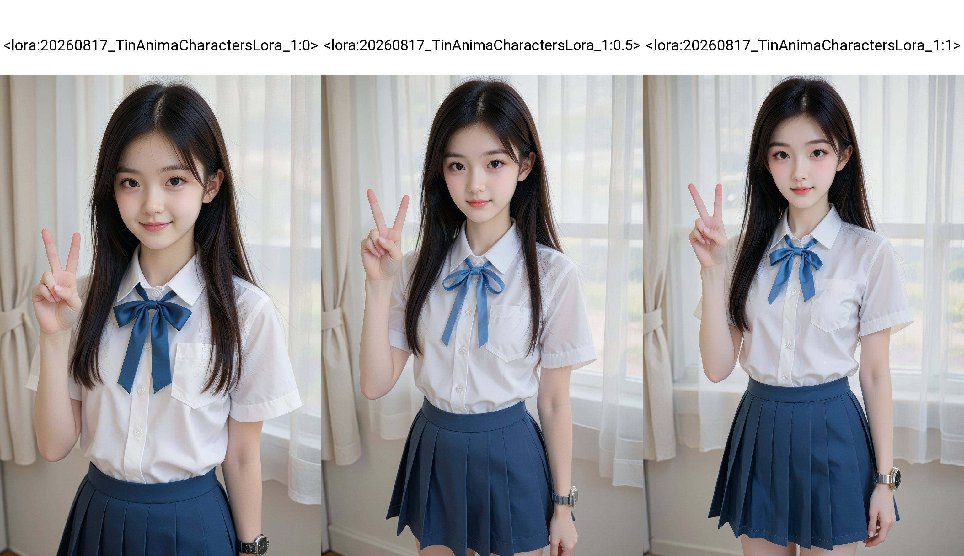 1girl,  solo,  v on Tensor.Art