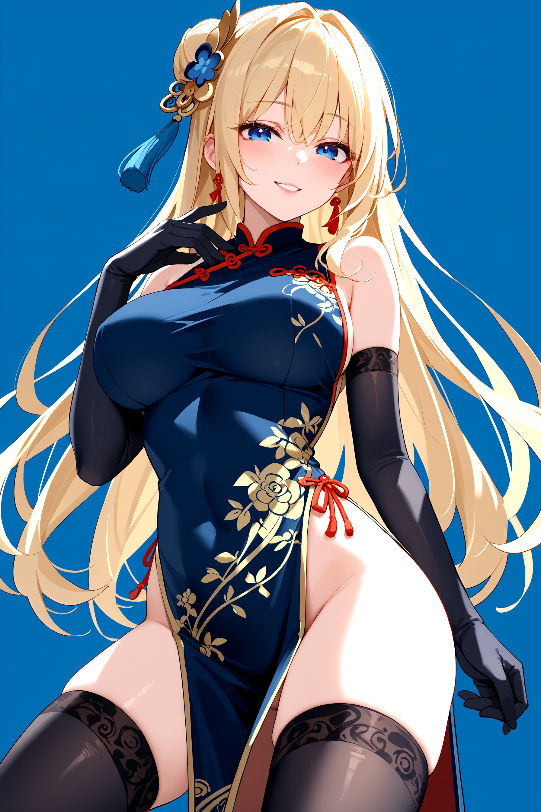 1girl,  alternate costume,  bare shoulders on Tensor.Art