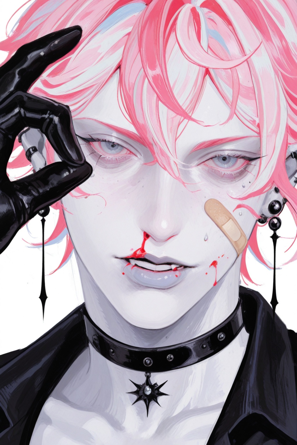 1boy,  pointy ears,  male focus on Tensor.Art