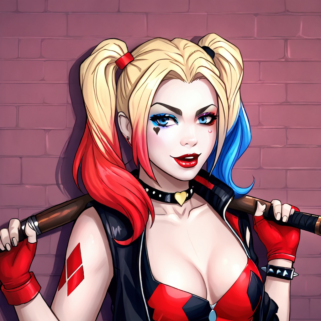 harleyquinnrebirth,  1girl,  medium breasts on Tensor.Art