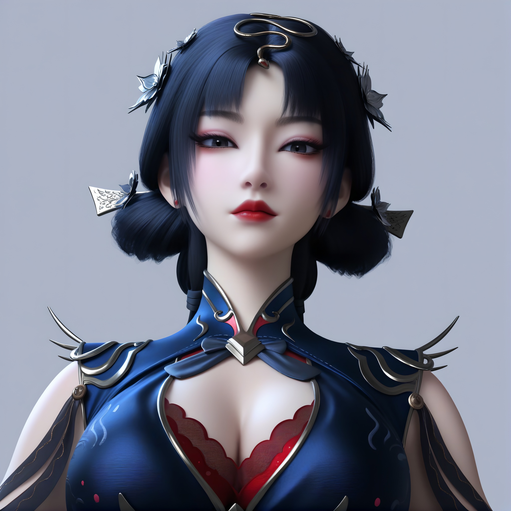 looking at viewer,  front view,  upper body by 誠 on Tensor.Art