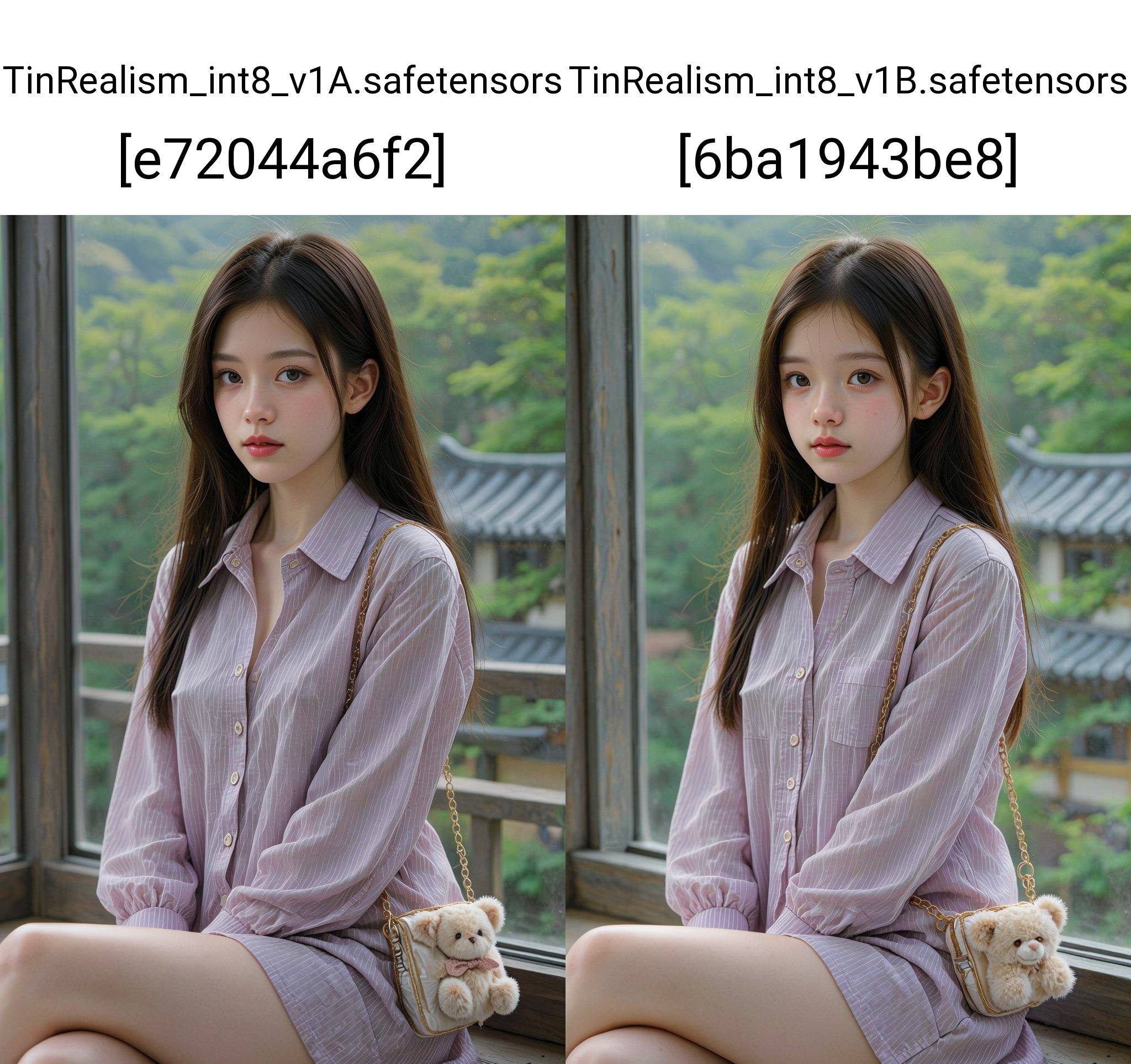 A young East Asian woman,  appearing to be in her late teens or early twenties,  with long by 天TIN on Tensor.Art