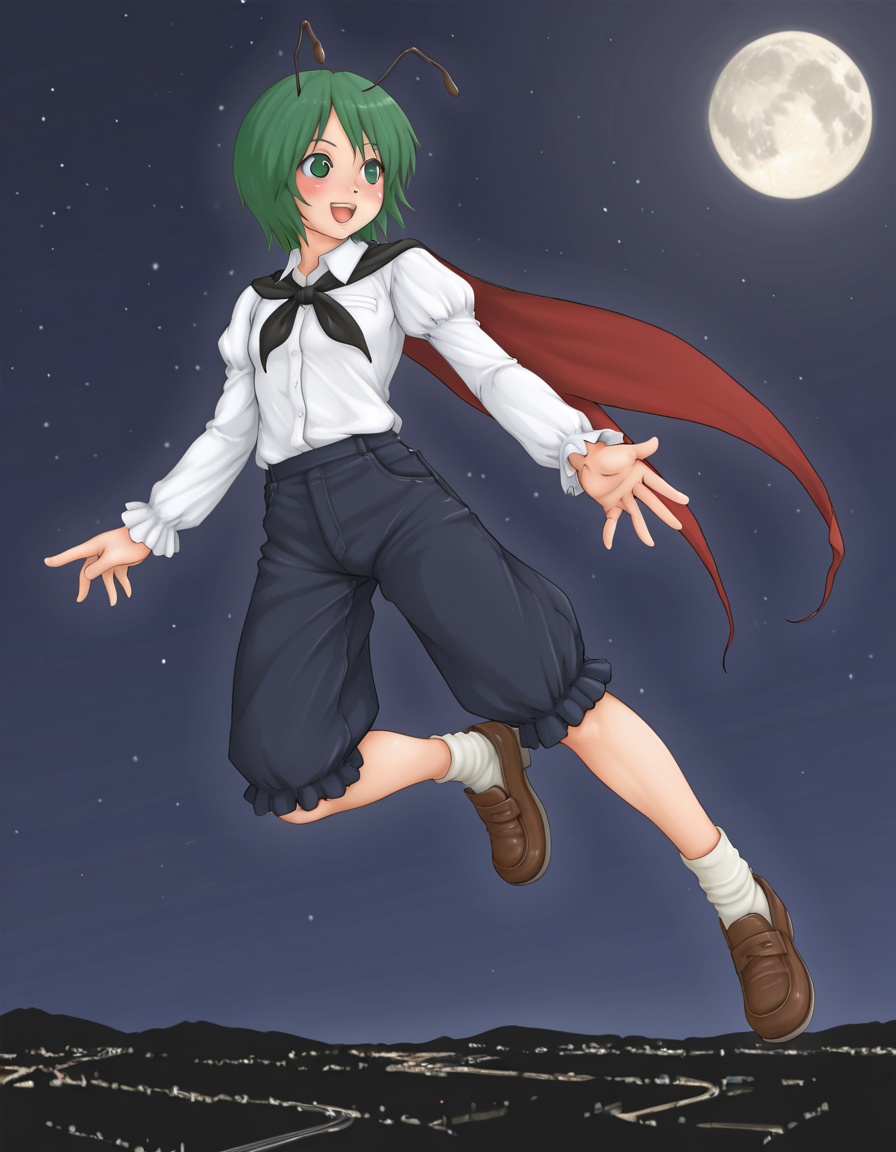 hebamekiWriggle Nightbug,  flying,  night on Tensor.Art