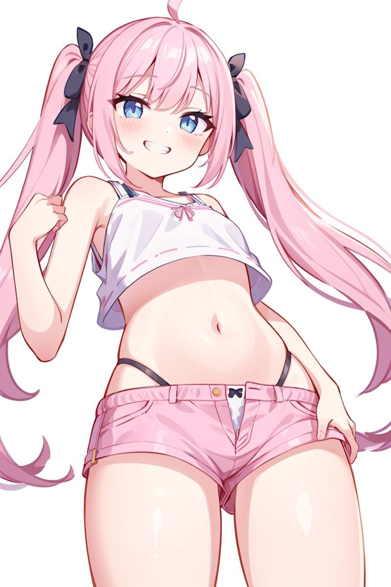 solo,  1girl,  black panties on Tensor.Art