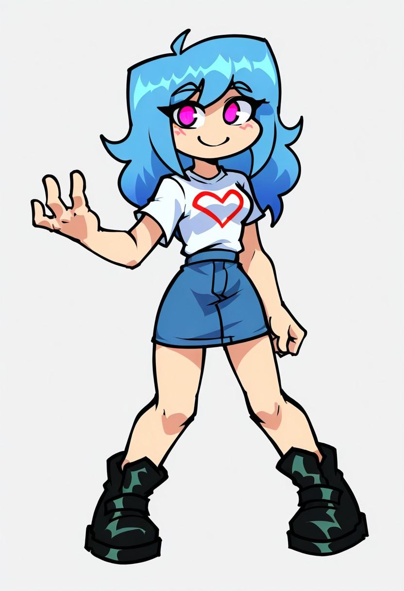 RebornSkyV2,  1girl,  Pink eyes on Tensor.Art