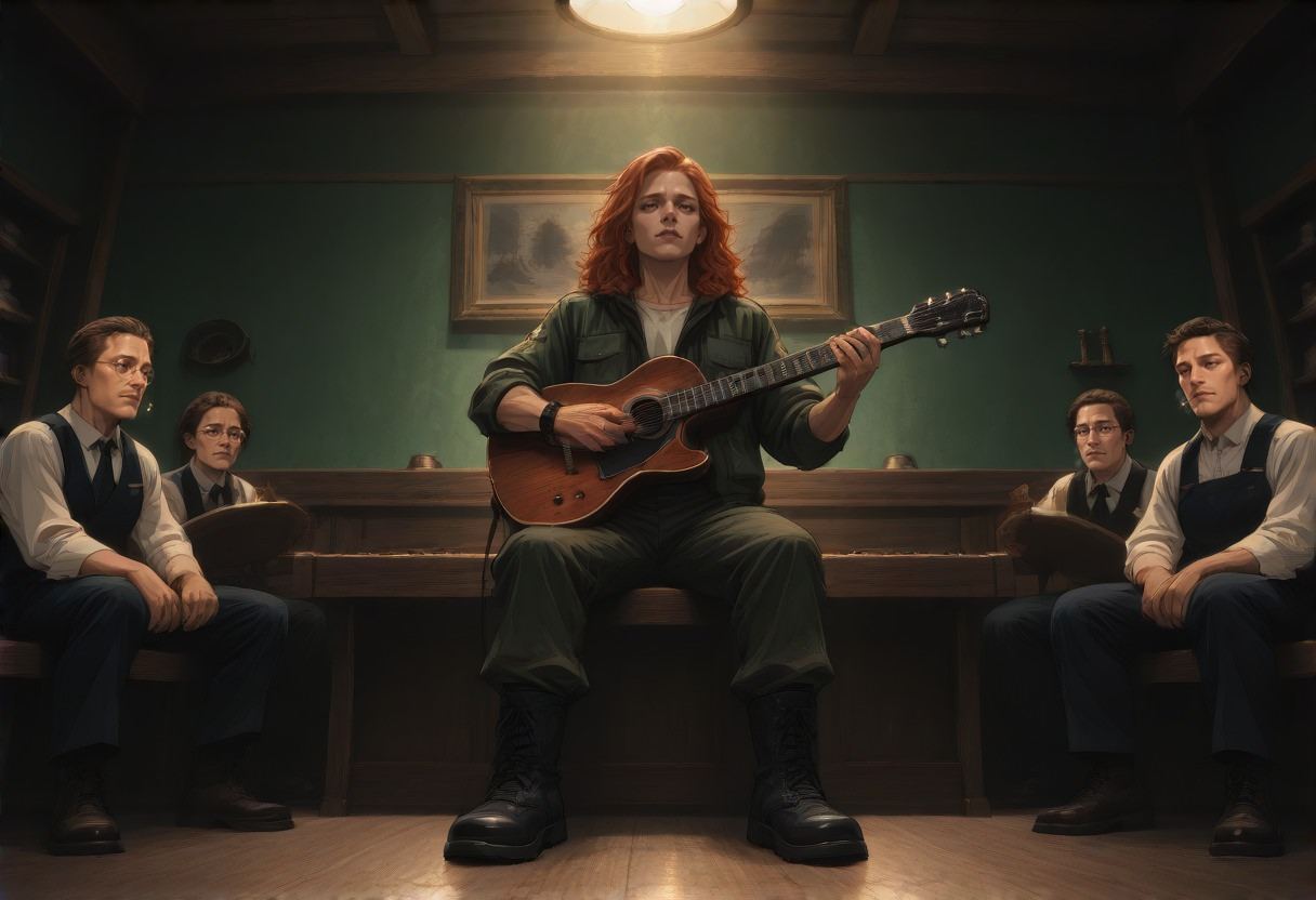 A modern man,  Pretty eyes,  beautiful sexy woman with freckles on Tensor.Art