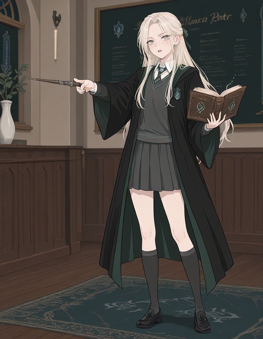 1girl,  looking at viewer,  hogwarts on Tensor.Art