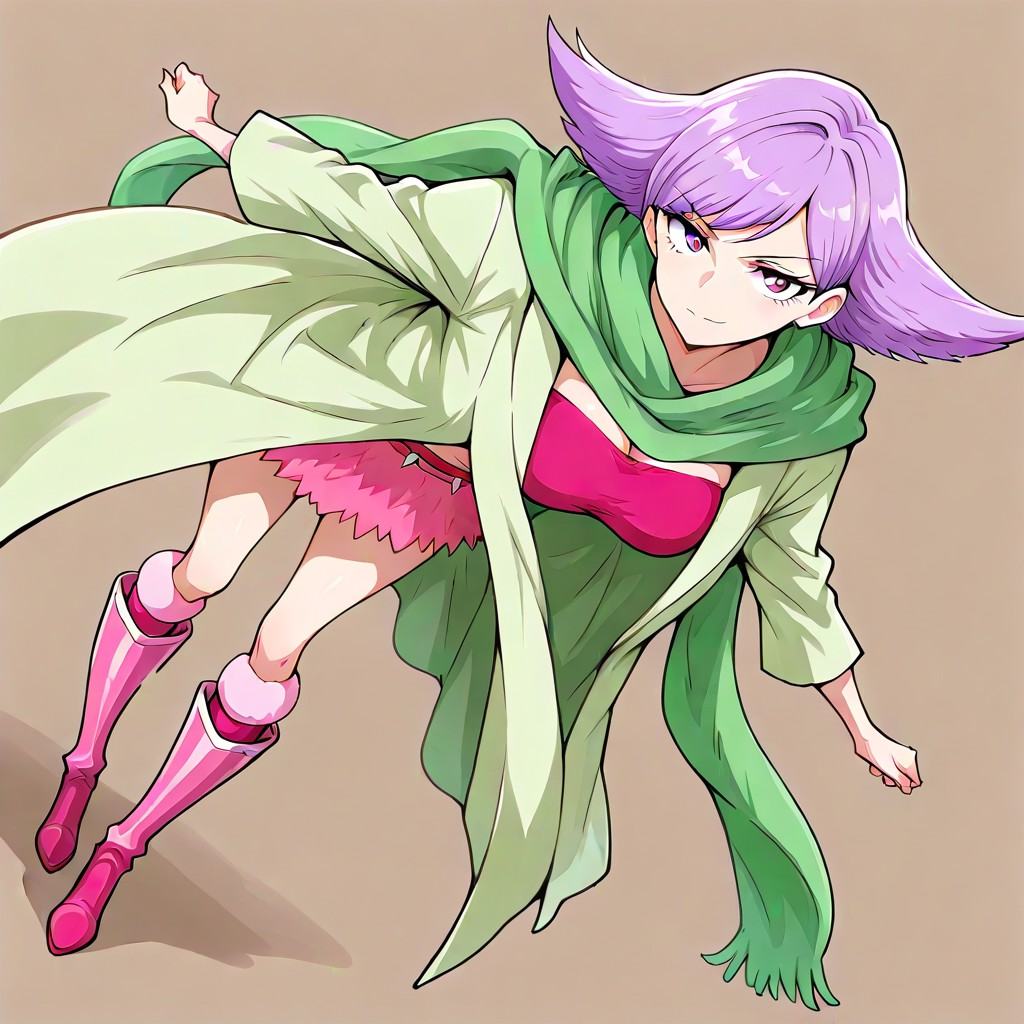 chrltt_ang3l,  purple eyes,  purple hair on Tensor.Art