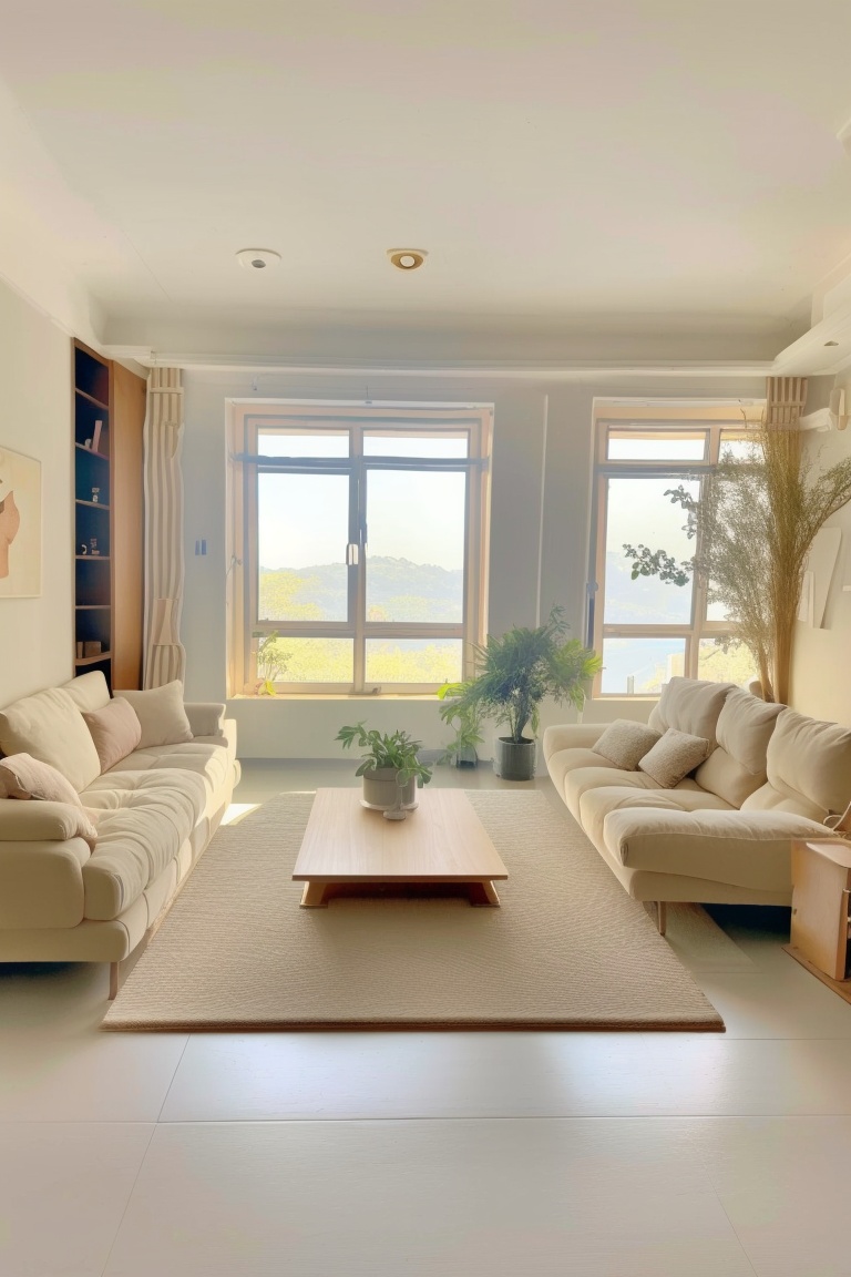 ((HRD, HUD, 8K)),((masterpiece, best quality)), highly detailed, soft light,Parlour, no humans, window, scenery, couch, plant, indoors, table, day, potted plant, cup, sky, tree, sunlight, chair, <lora:20240326-1711424345012:1>