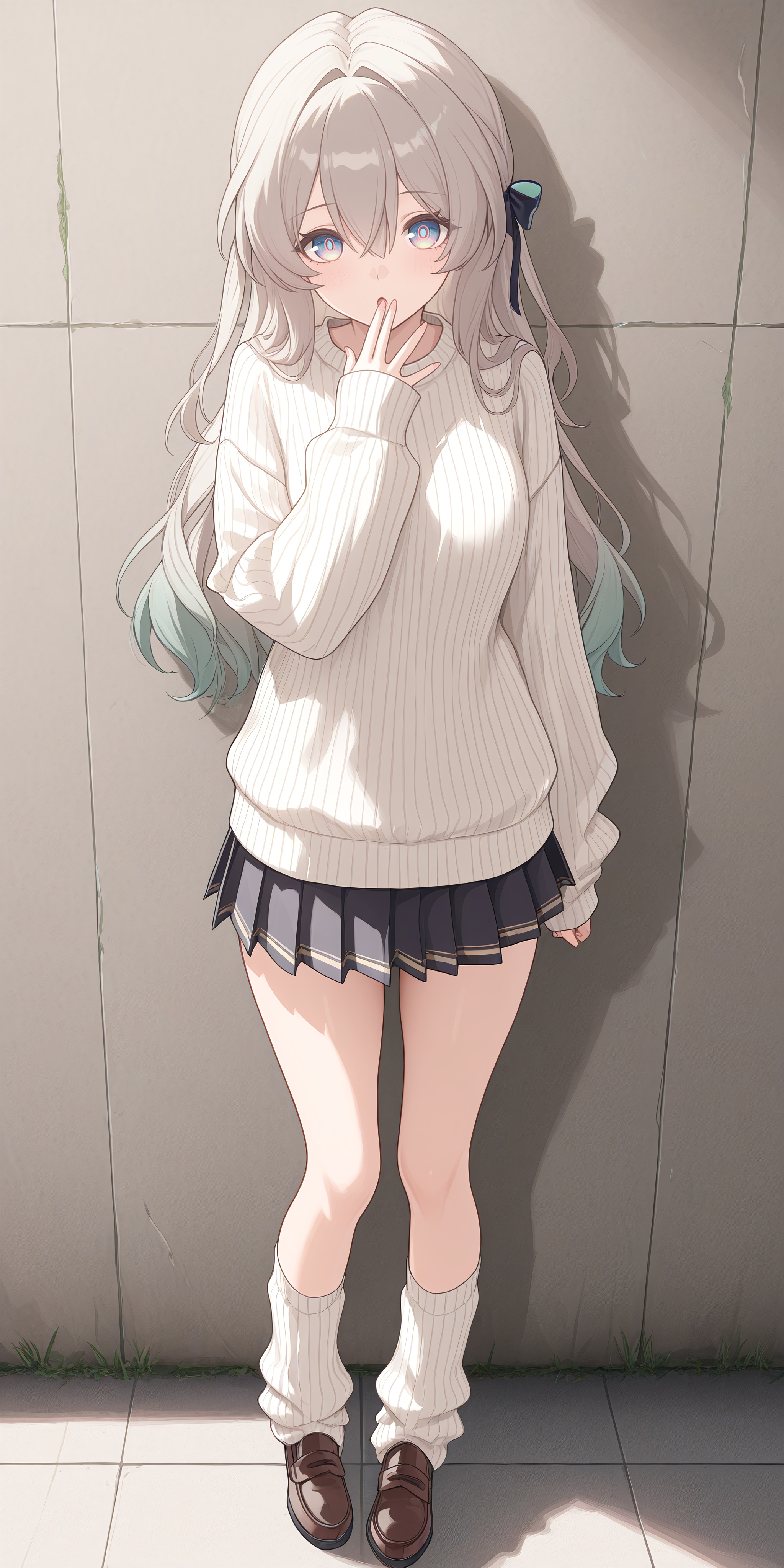 firefly(hsr),  1girl,  grey hair on Tensor.Art