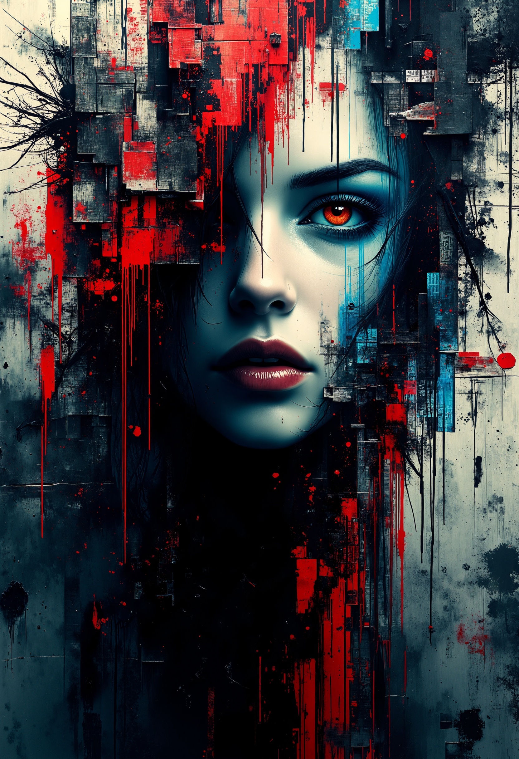 a abstract,  surreal environment,  chaotic composition on Tensor.Art