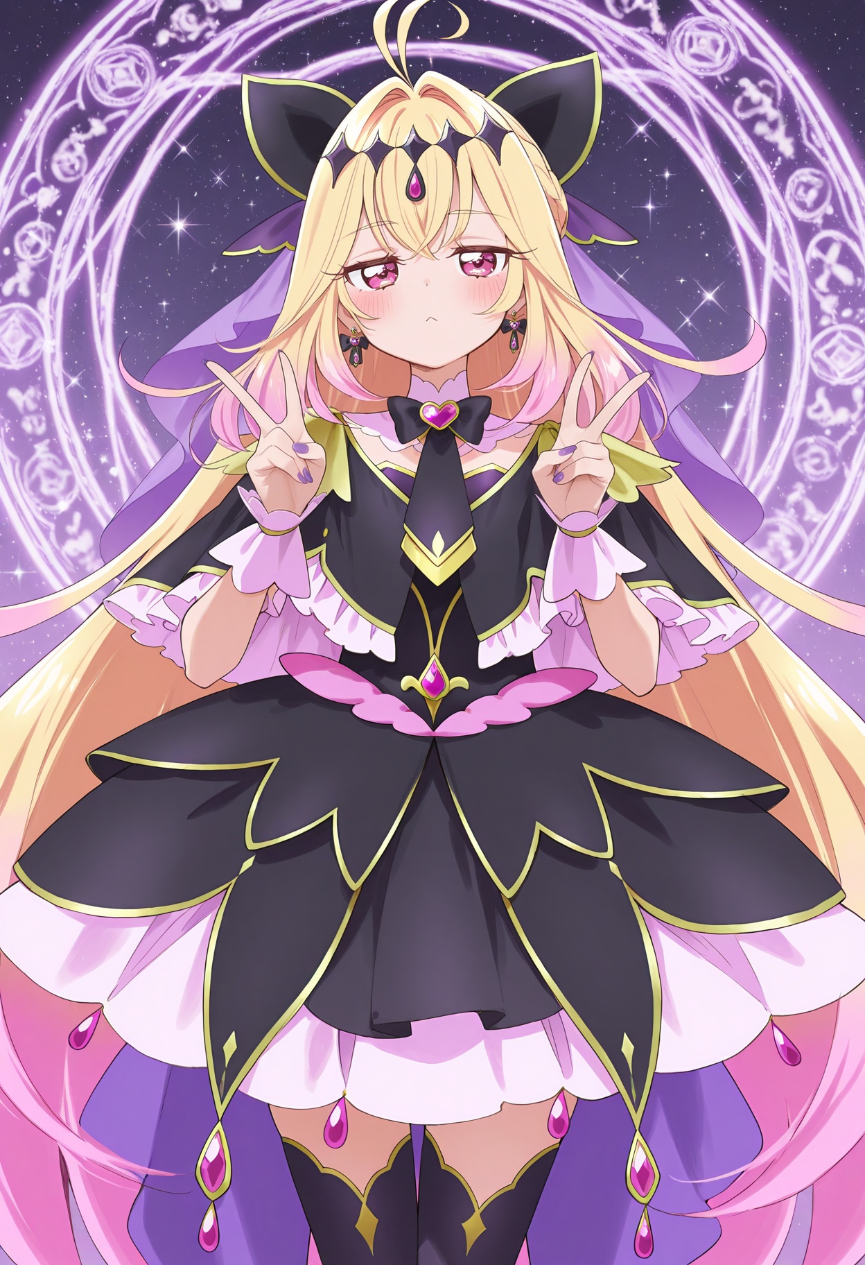 1girl,  solo,  cure arcana shadow on Tensor.Art