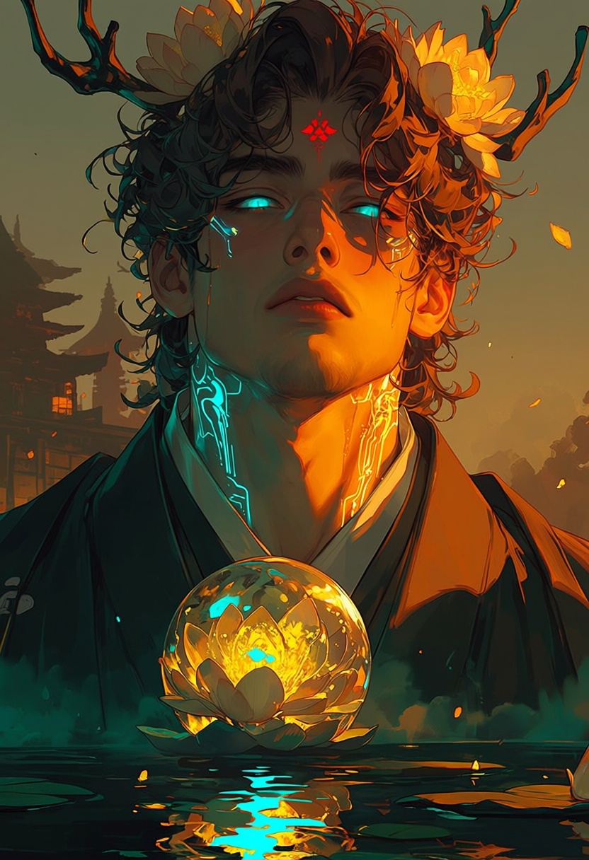 1boy,  solo,  portrait on Tensor.Art