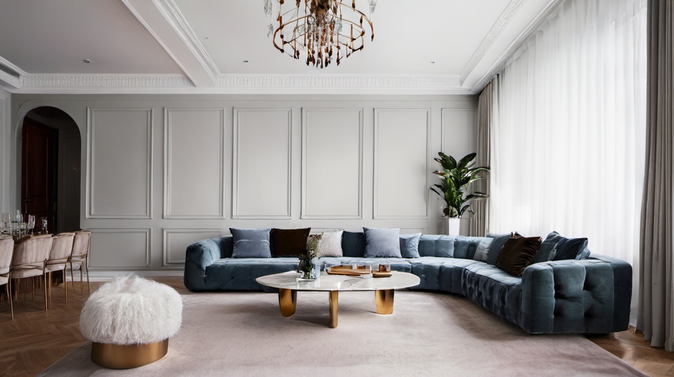 <lora:fashifeng XL2.0:0.8>,fashifeng,indoor,floor,couch,curtains,table,chair,available light,cup,plant,vase,incredibly absurdres,realistic,