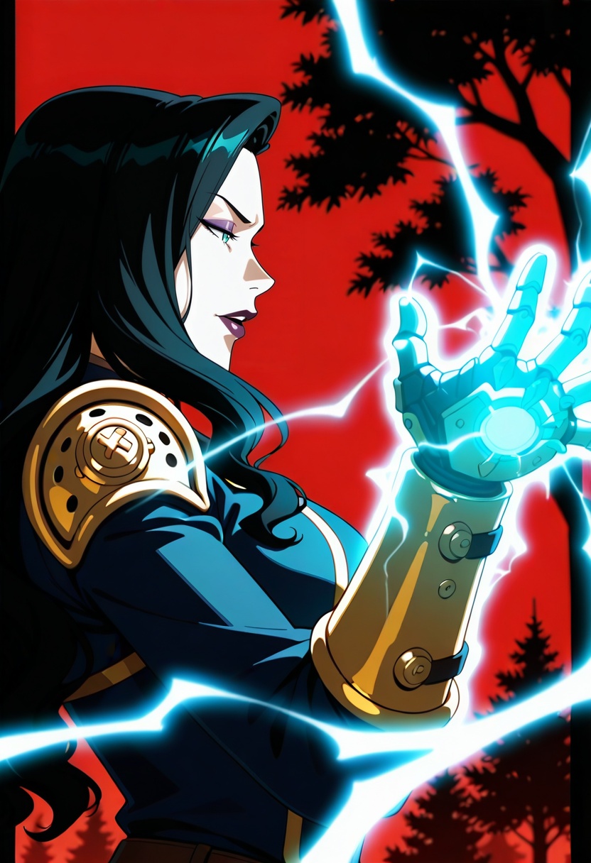 In the avatar TV animation style,  Asami,  1girl on Tensor.Art