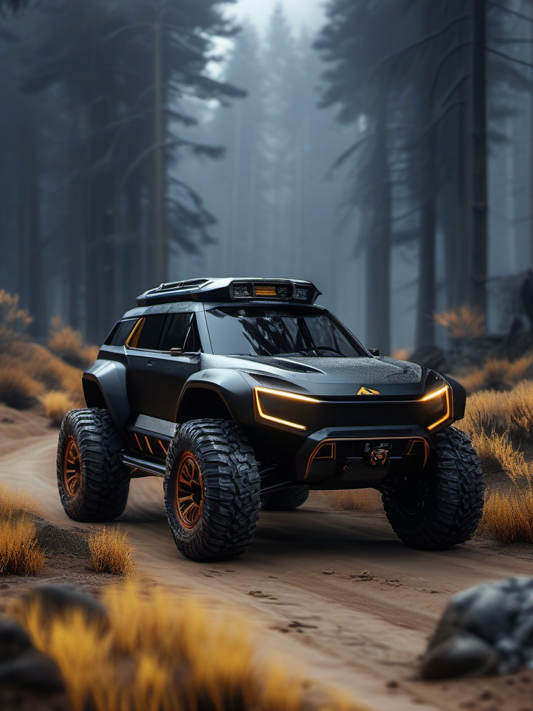 ananqc, off-road vehicle,(8K ultra high definition quality, movie texture, ultra high definition resolution, real color, CG picture),(real texture, rich details, delicate skin),