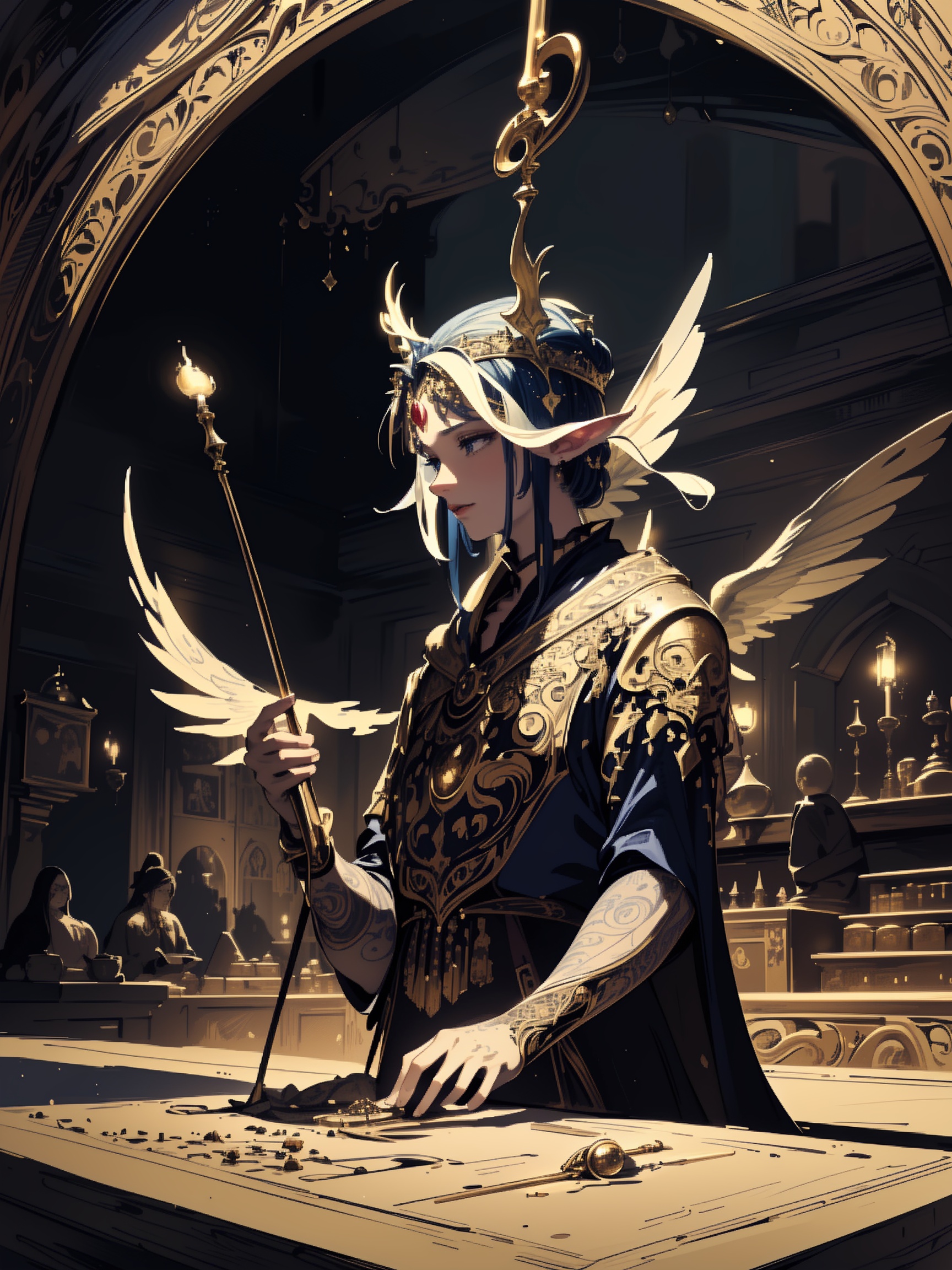 ((extremely detailed illustration)),  highres,  ((extremely detailed and beautiful background)) on Tensor.Art