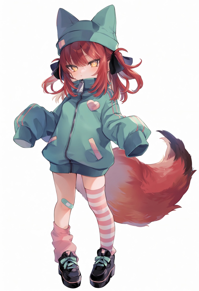 @4x0style,  fox girl,  fox ears on Tensor.Art