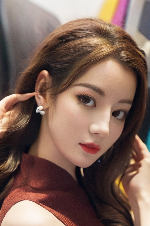 best quality,masterpiece,Highly detailed,1girl,<lora:迪丽热巴:1>,