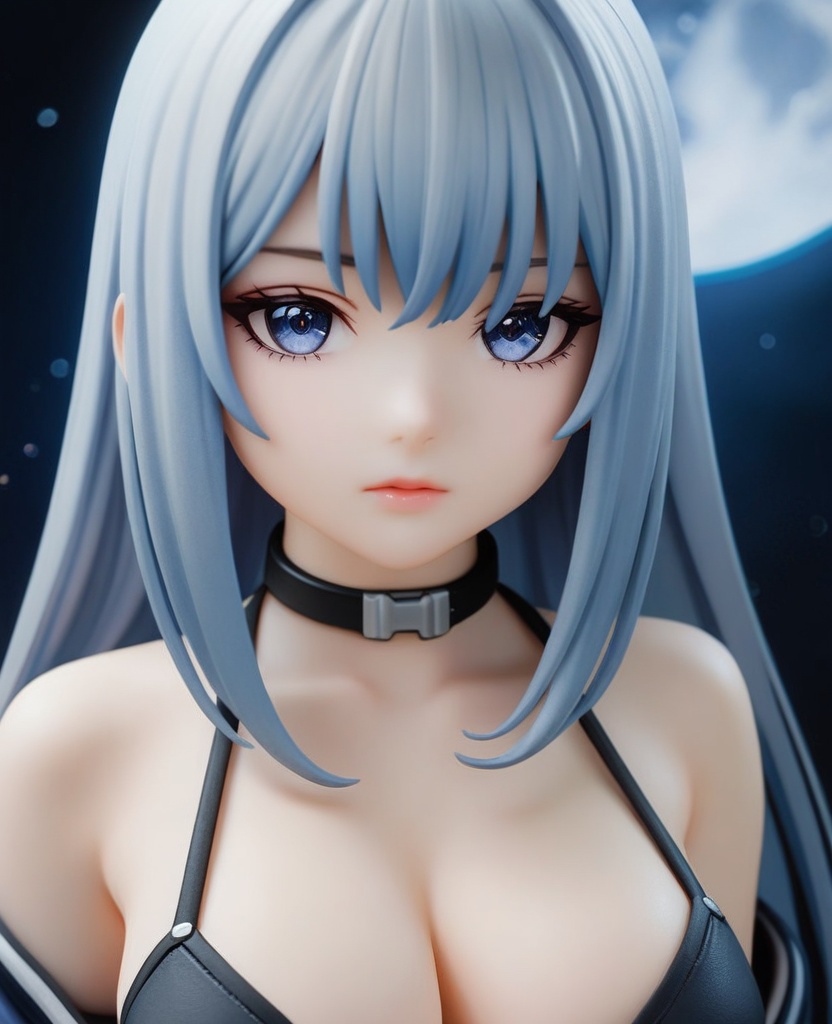 (,1girl, ,best quality, ),looking at viewer,masterpiece, (( , )),, realistic,science fiction,mole, ultra realistic 8k cg, full moon, (cleavage), (),