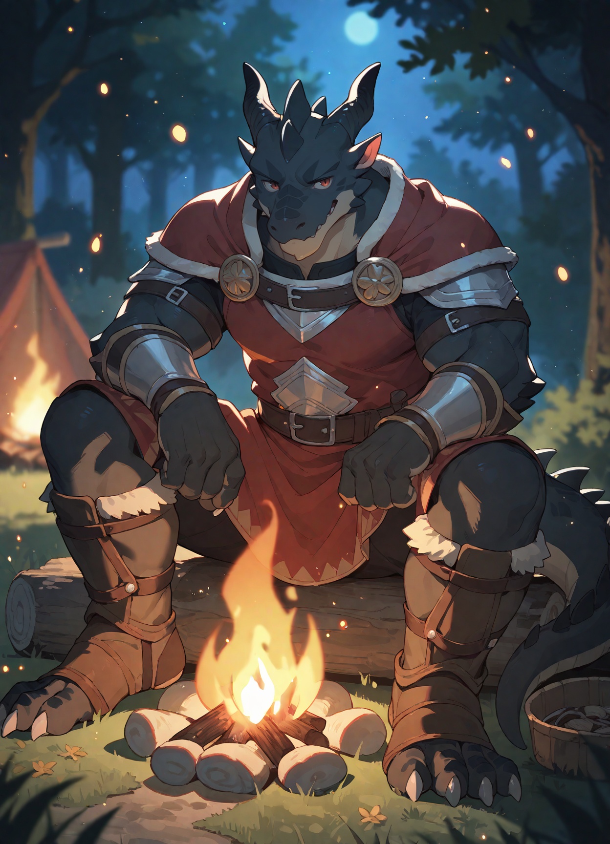 solo,  kemono,  (dragon) on Tensor.Art