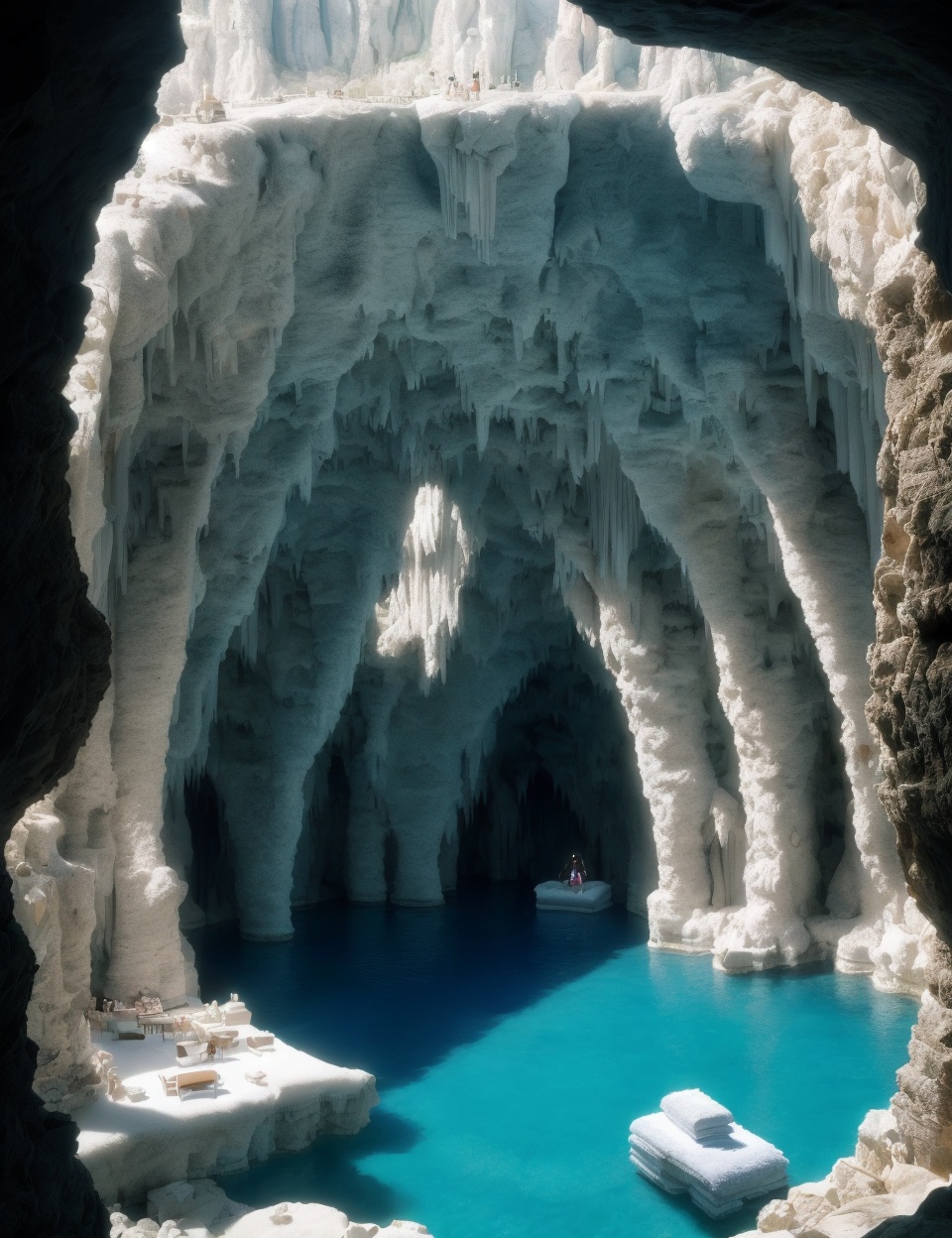 DonMT0w31 towel,  caves,  mixed-use building by DonMischo on Tensor.Art