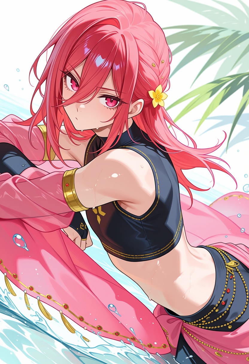 hyoma_chigiri,  1boy,  red hair on Tensor.Art