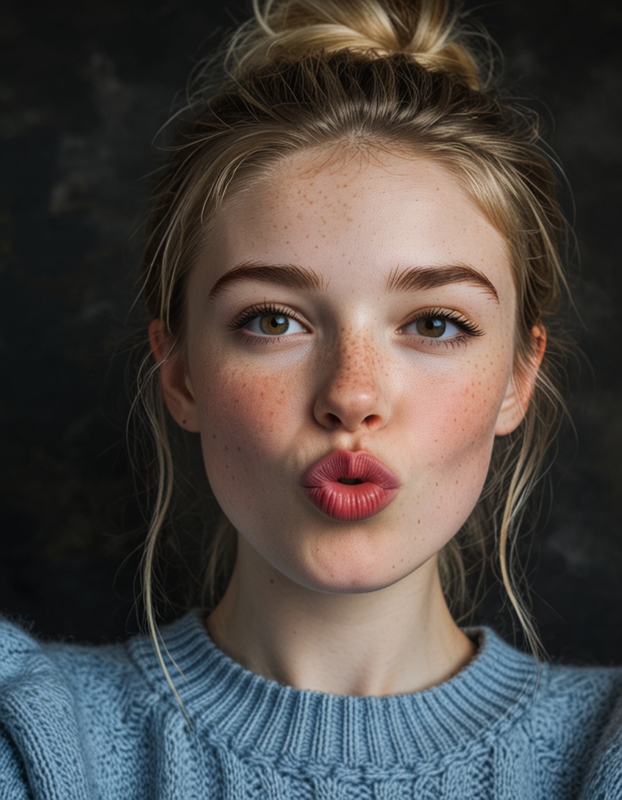 beautiful european 1girl,  half-up,  half-down hairstyle hair on Tensor.Art