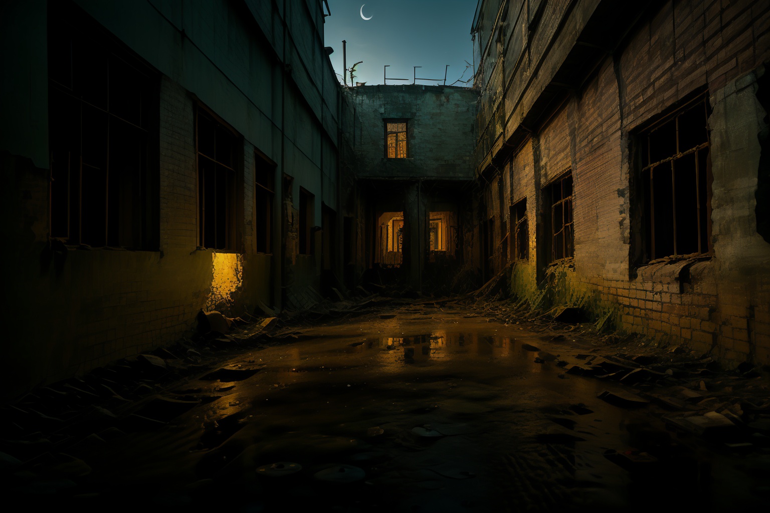 no humans,  night,  dark on Tensor.Art