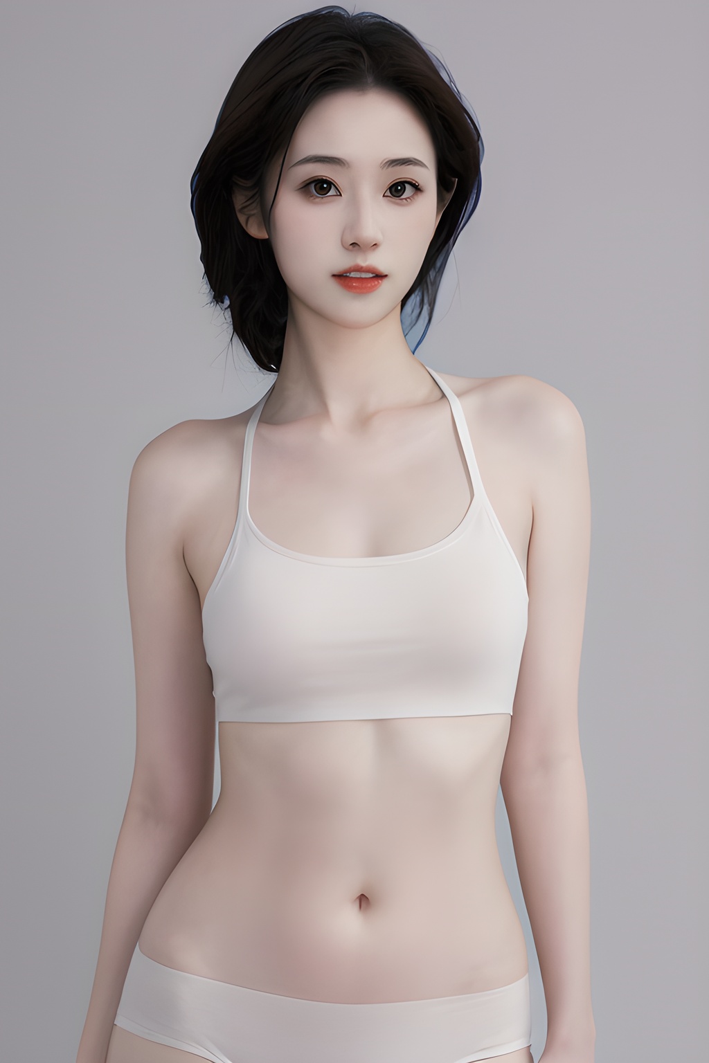 <lora:0827_05:0.7>simple background, (masterpiece, best quality:1.4),finely detailed,1girl,solo,pale skin,perfect body,(half body photo:1.5),, 1girl,realistic,masterpiece, best quality, photorealistic, HDR,detail