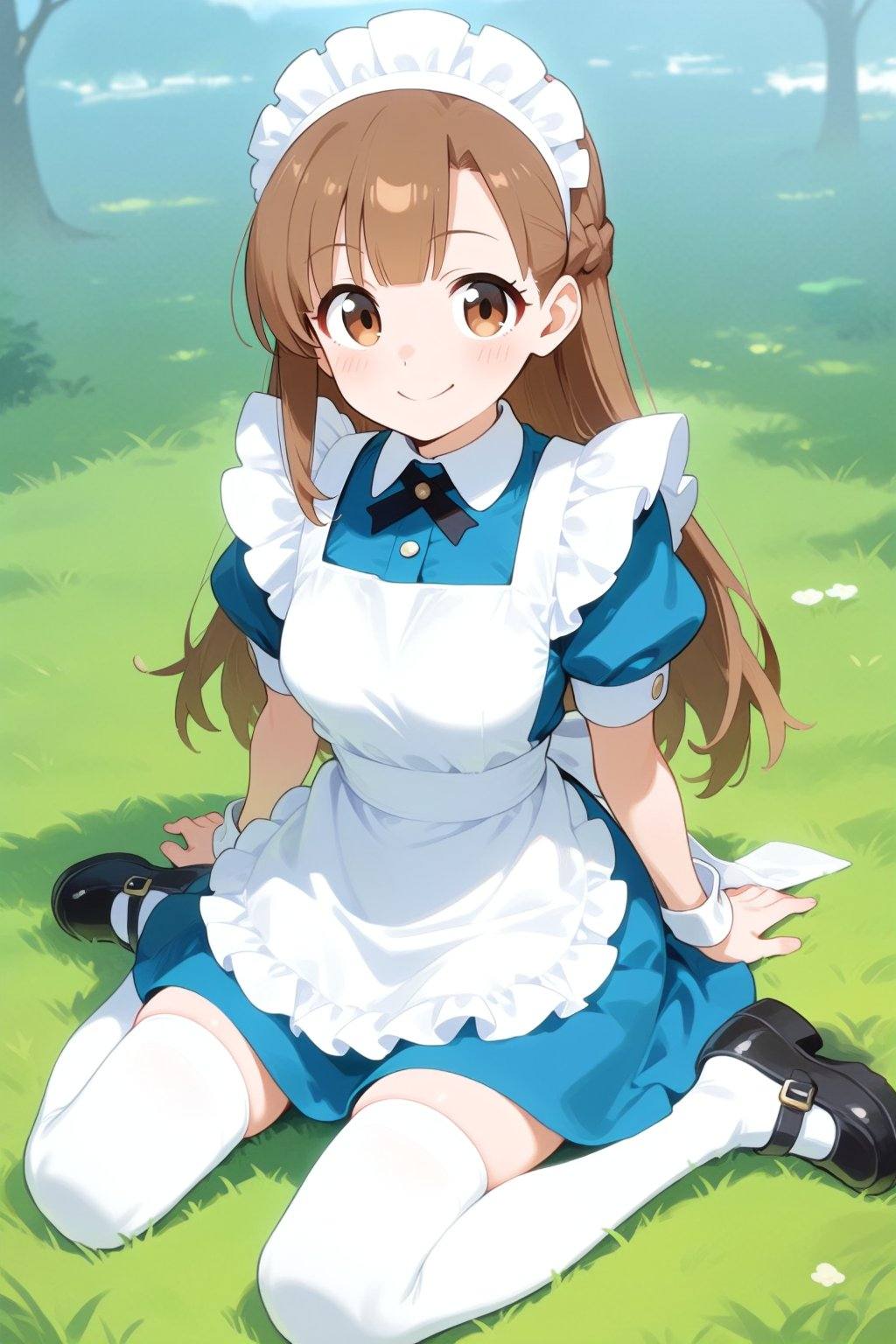 1girl,  thighhighs,  solo on Tensor.Art
