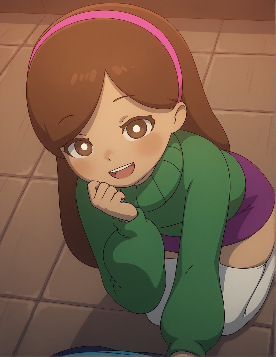 mabelp,  long hair,  brown hair on Tensor.Art