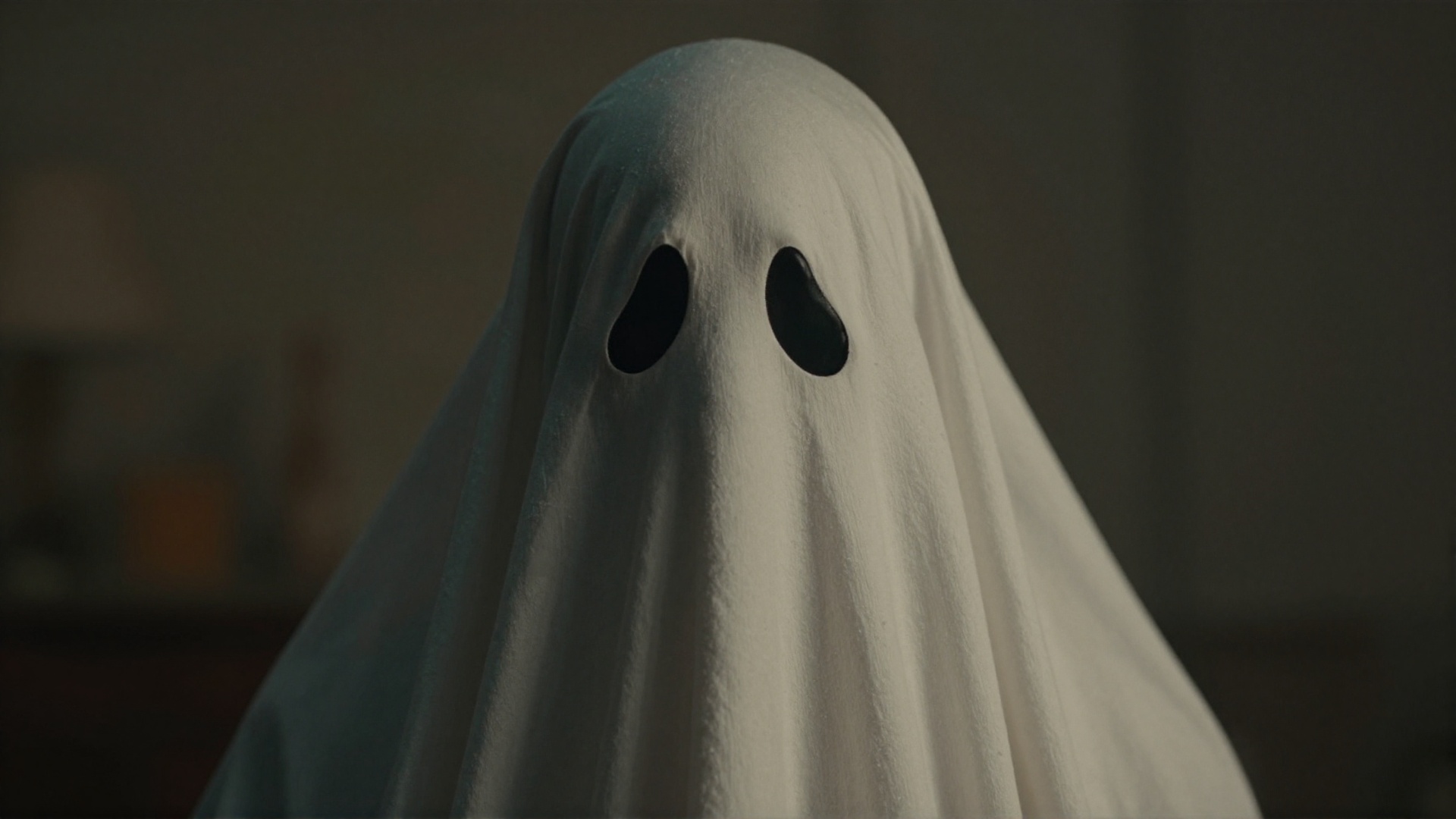 cinematic film still of closeup cinematic film style a ghost with a black eye on it,  perfect image,  perfect body on Tens...