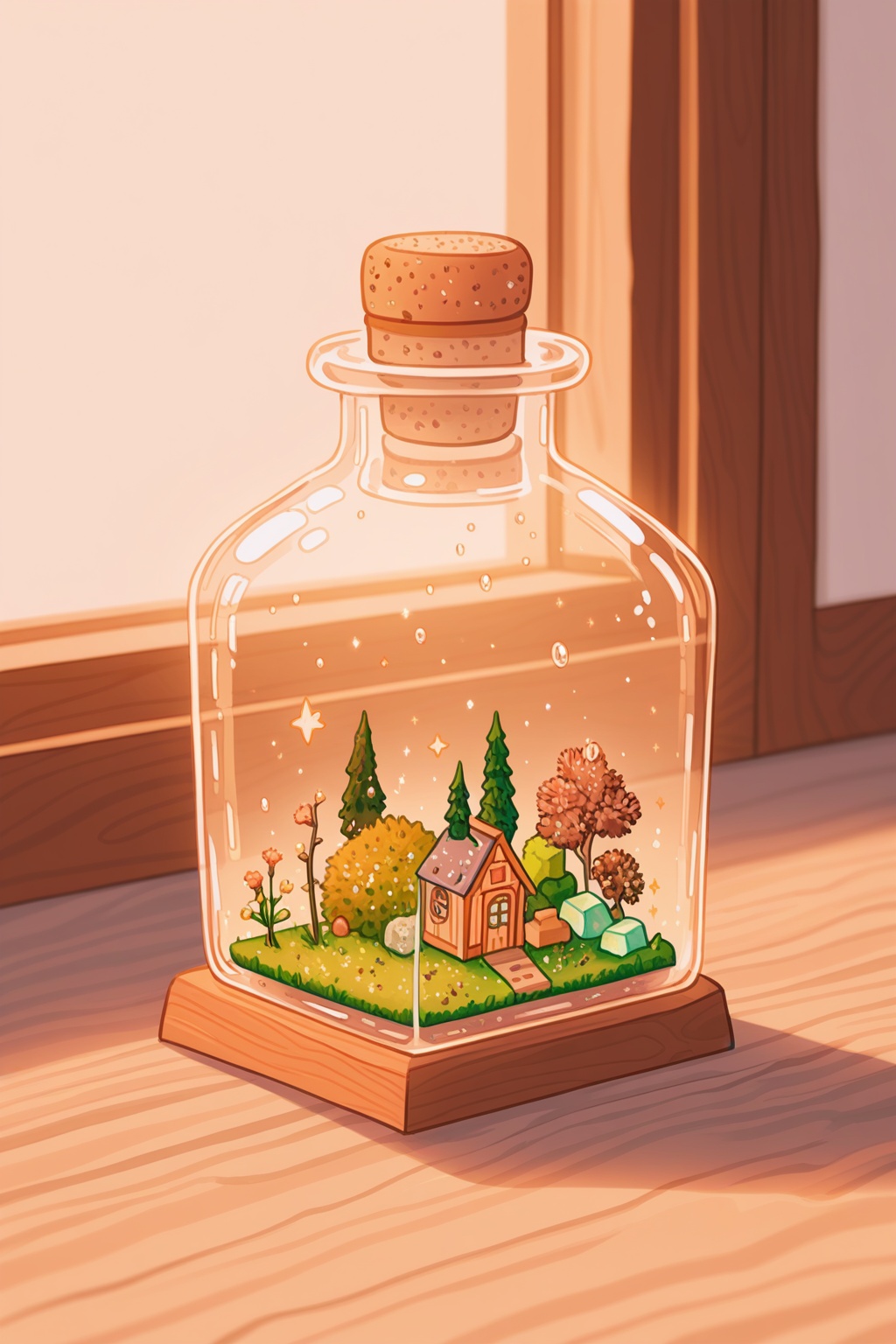 pastel colors,  sparkles,  object focus on Tensor.Art