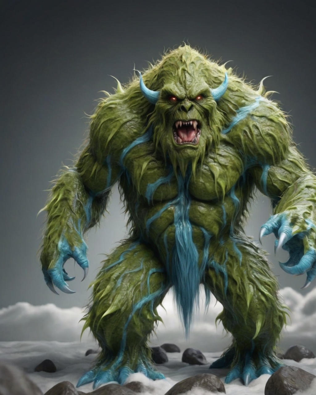 . (monster) Creeper,  Anthropomorphism,  super detailed digital art on Tensor.Art