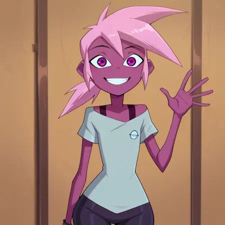 1girl,  Kipo,  pink hair on Tensor.Art