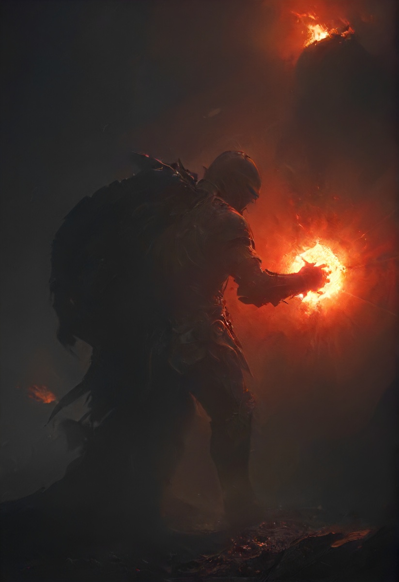 fight light with dark,  battle on Tensor.Art
